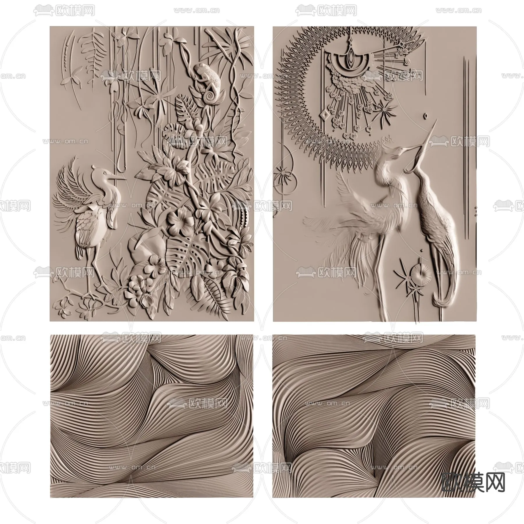 RELIEF - VRAY / CORONA - 3D MODEL - 2868