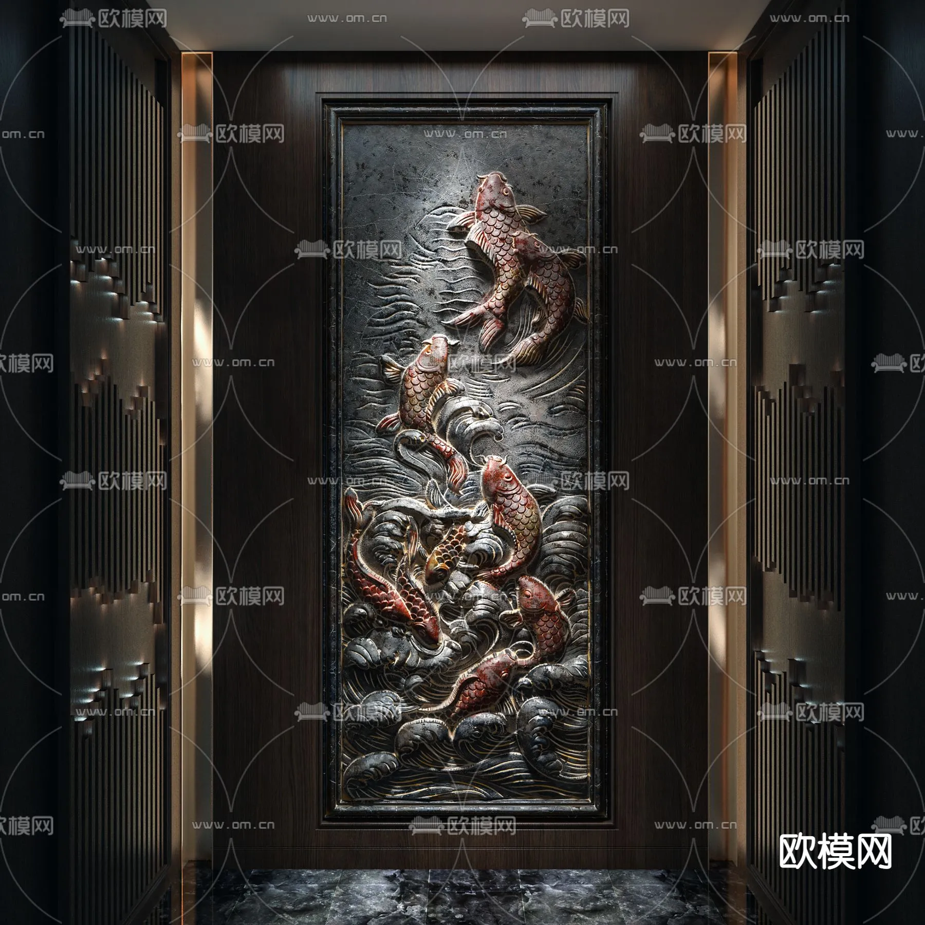 RELIEF - VRAY / CORONA - 3D MODEL - 2869