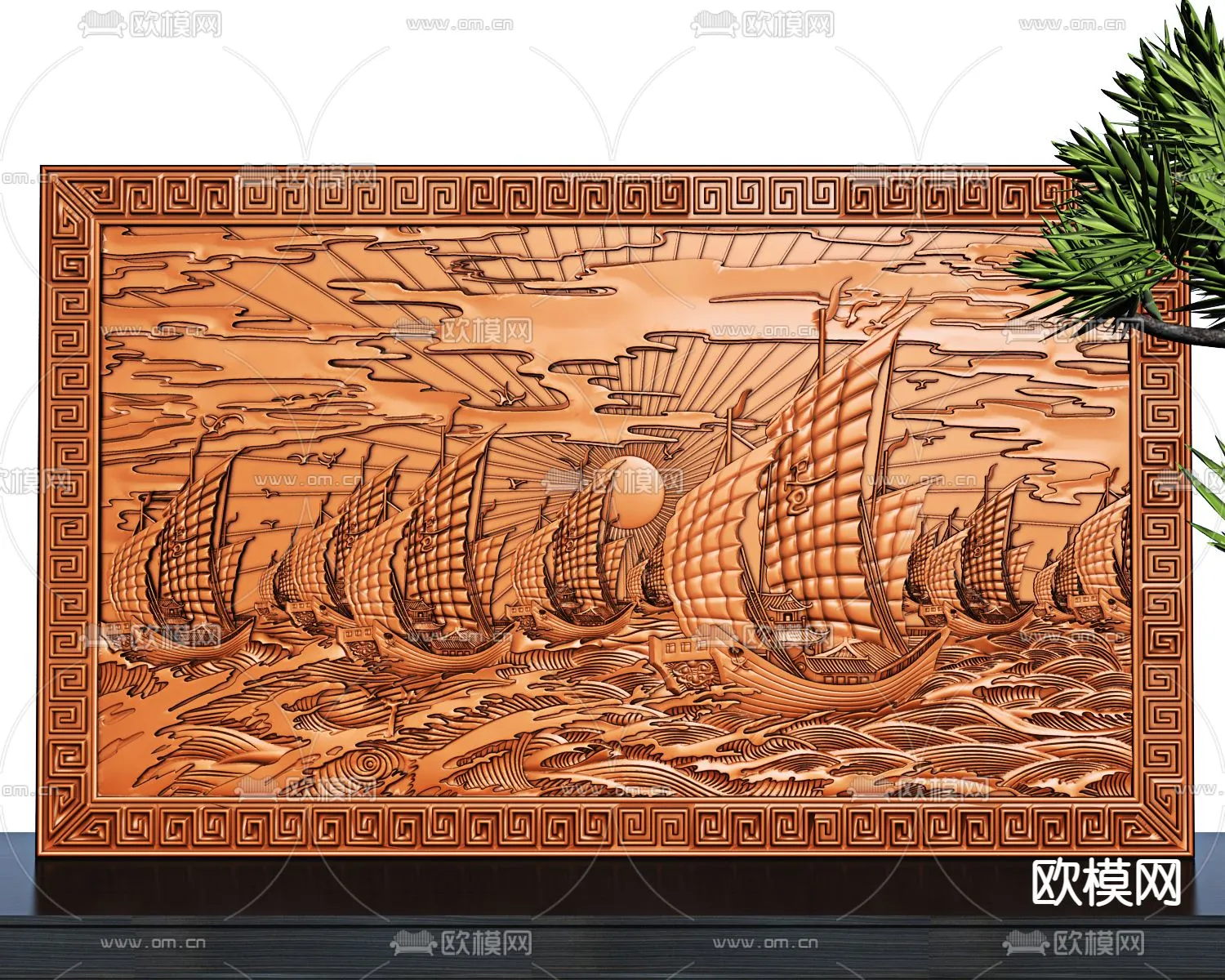 RELIEF - VRAY / CORONA - 3D MODEL - 2870