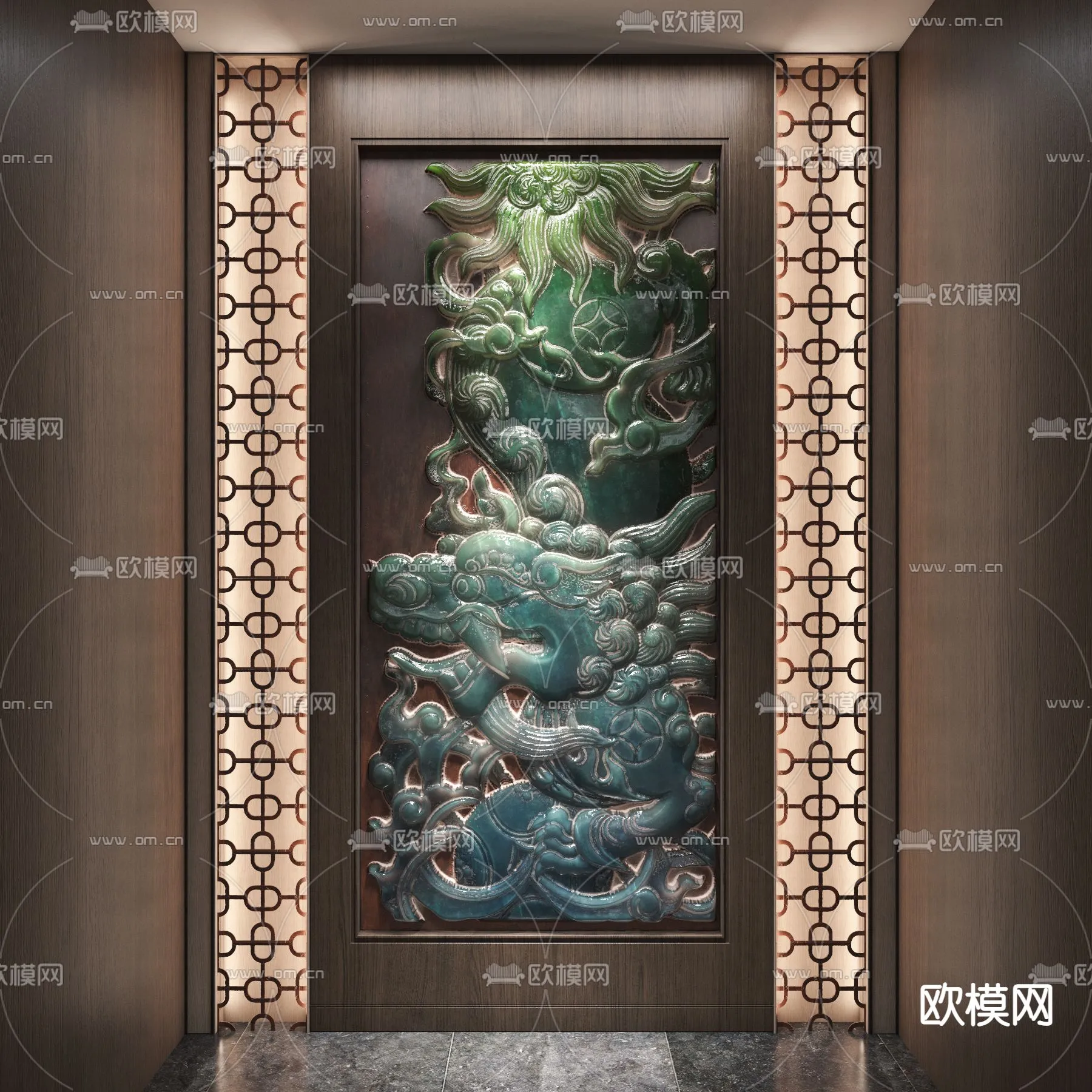 RELIEF - VRAY / CORONA - 3D MODEL - 2871