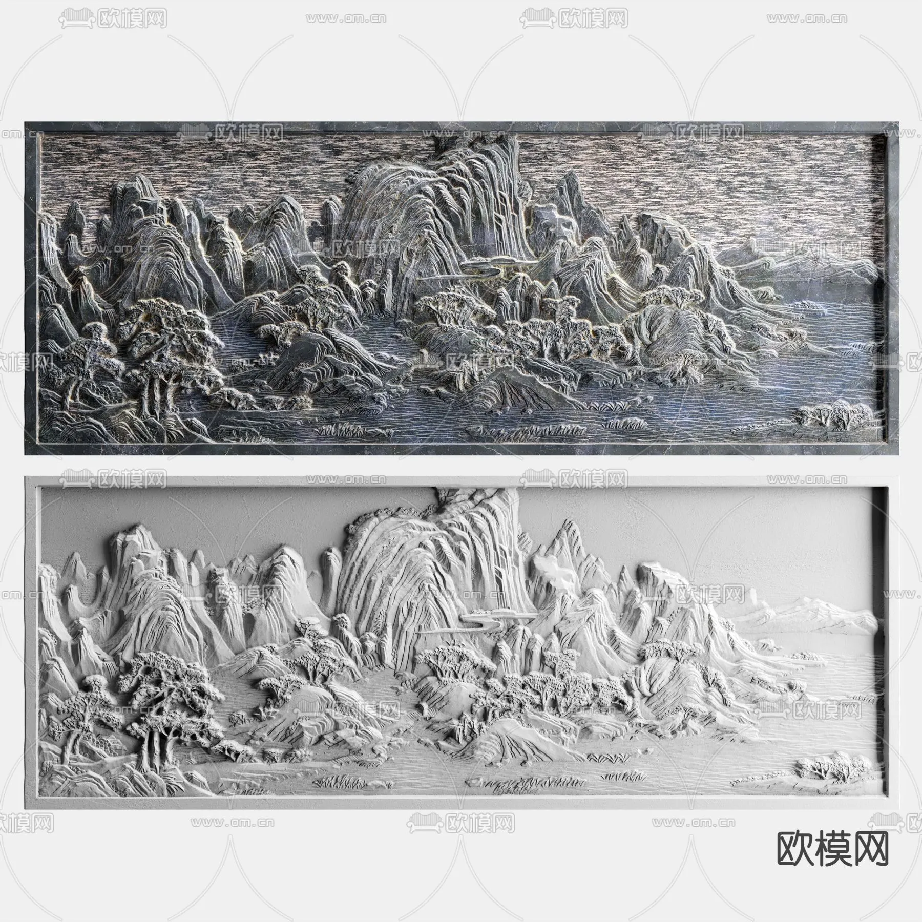RELIEF - VRAY / CORONA - 3D MODEL - 2879