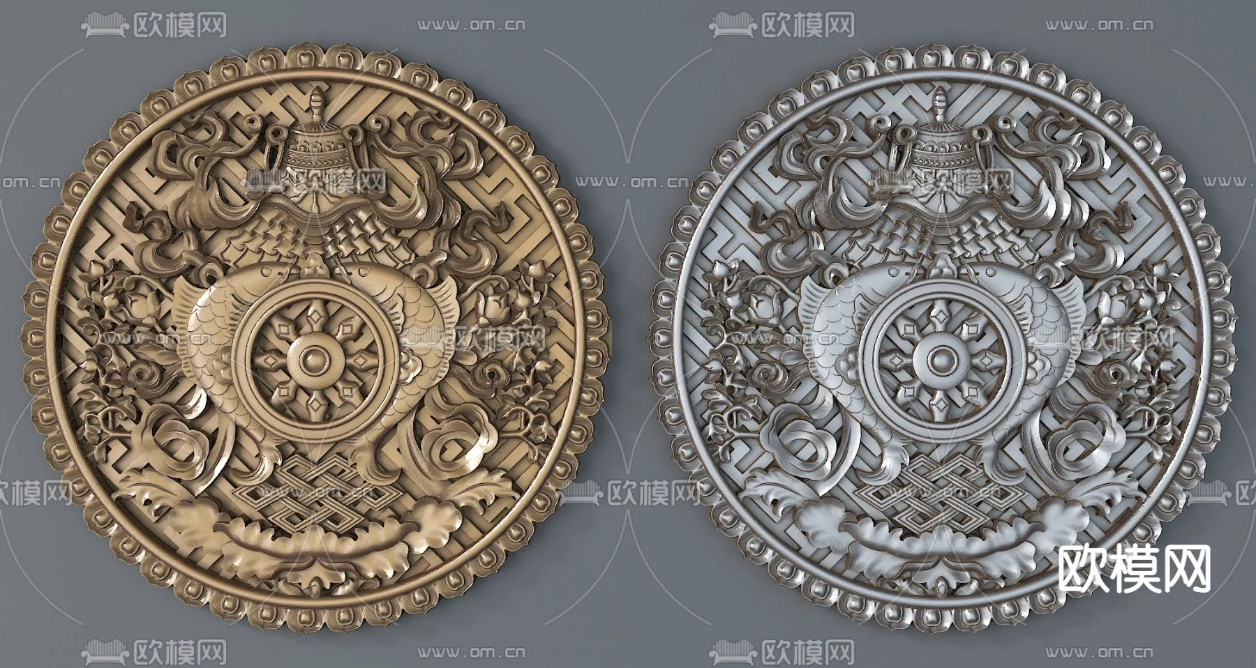 RELIEF - VRAY / CORONA - 3D MODEL - 2883