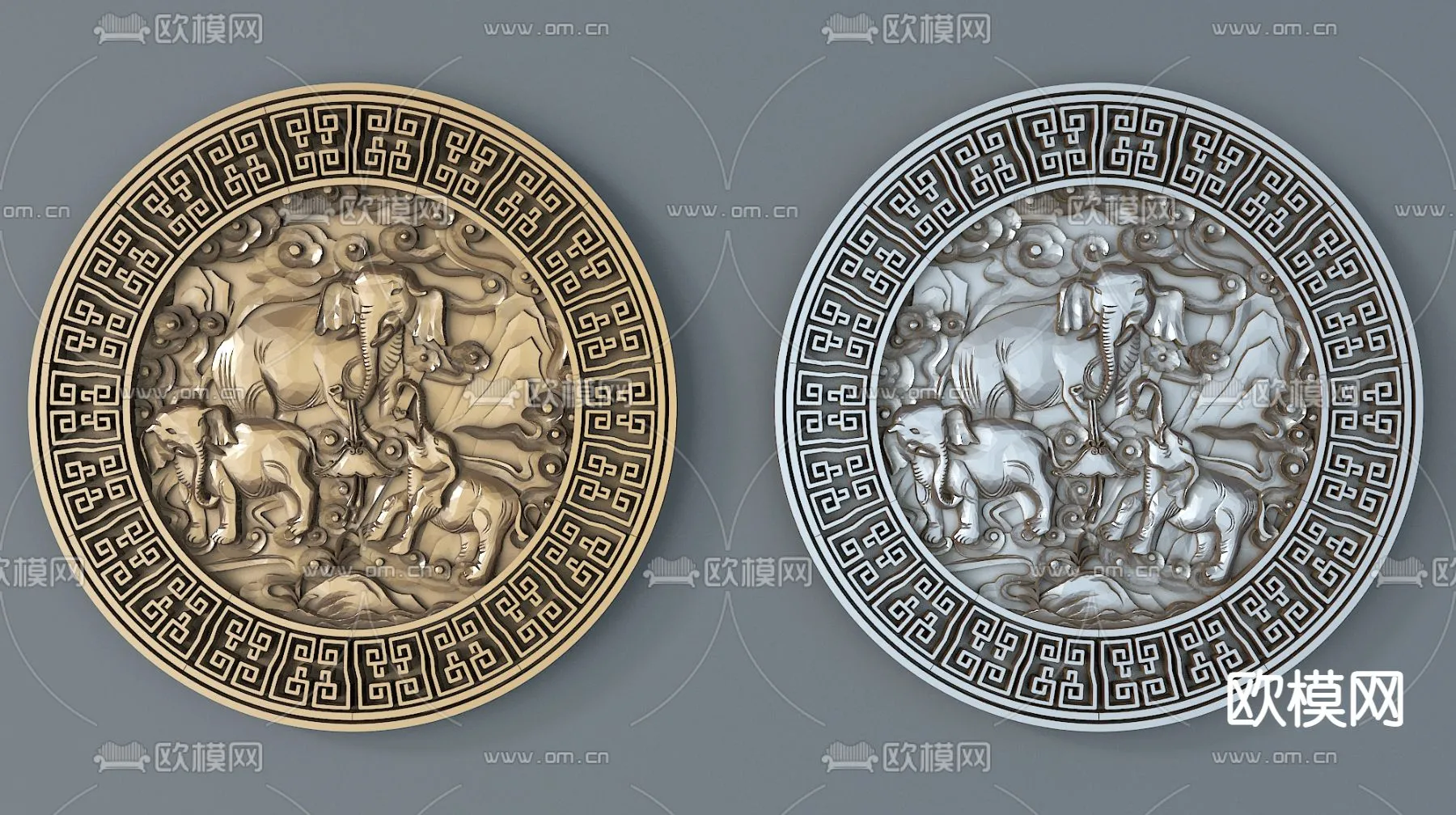 RELIEF - VRAY / CORONA - 3D MODEL - 2888