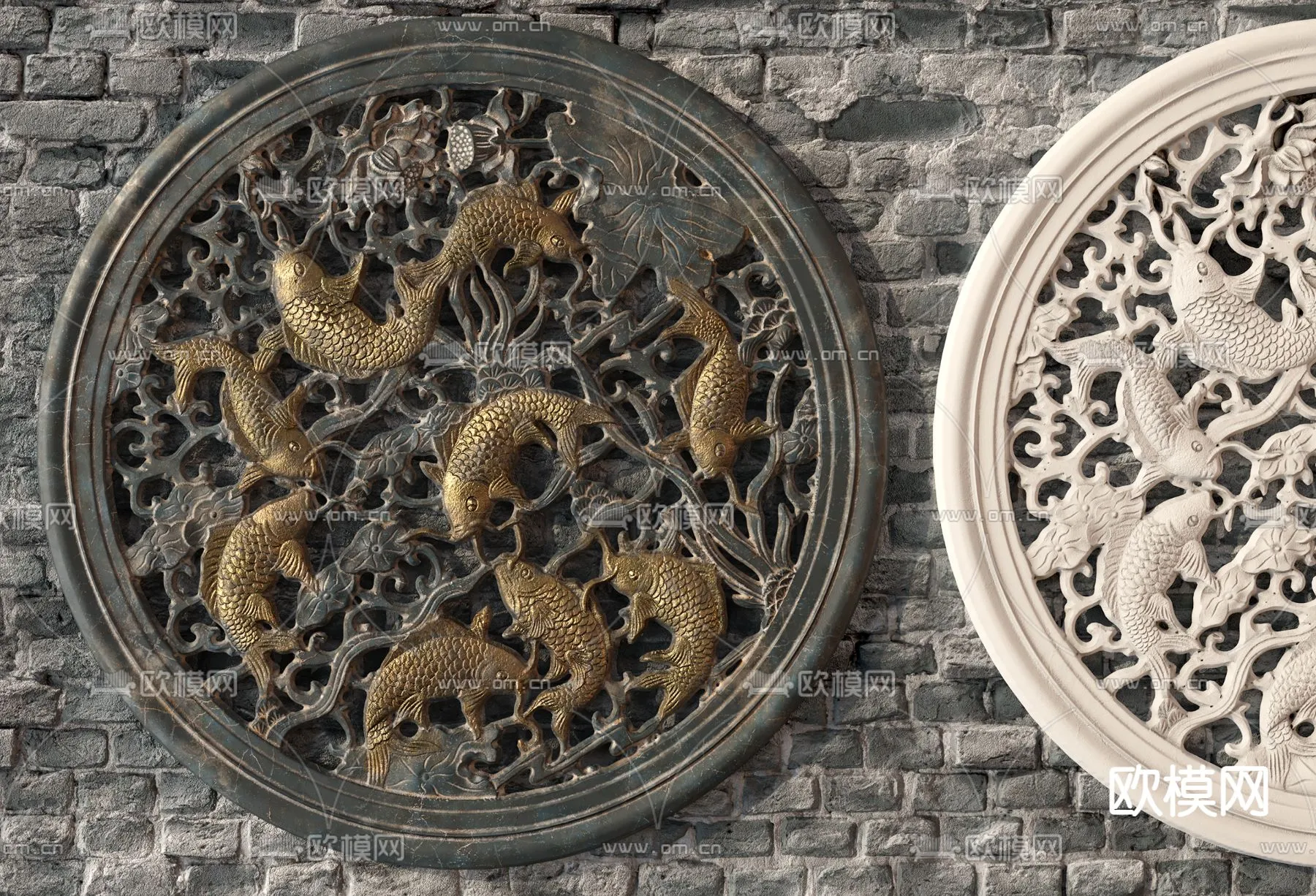 RELIEF - VRAY / CORONA - 3D MODEL - 2889