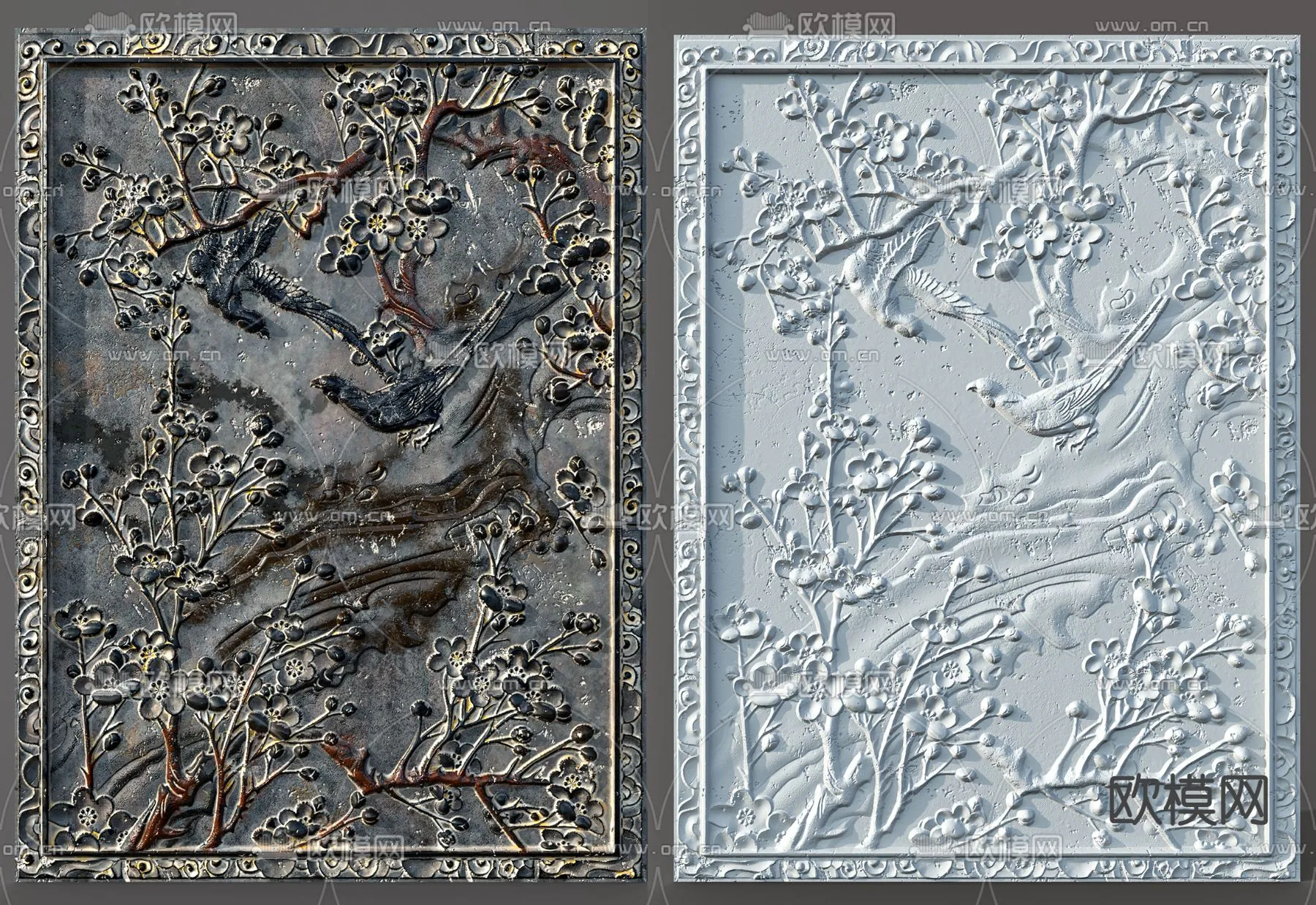 RELIEF - VRAY / CORONA - 3D MODEL - 2895