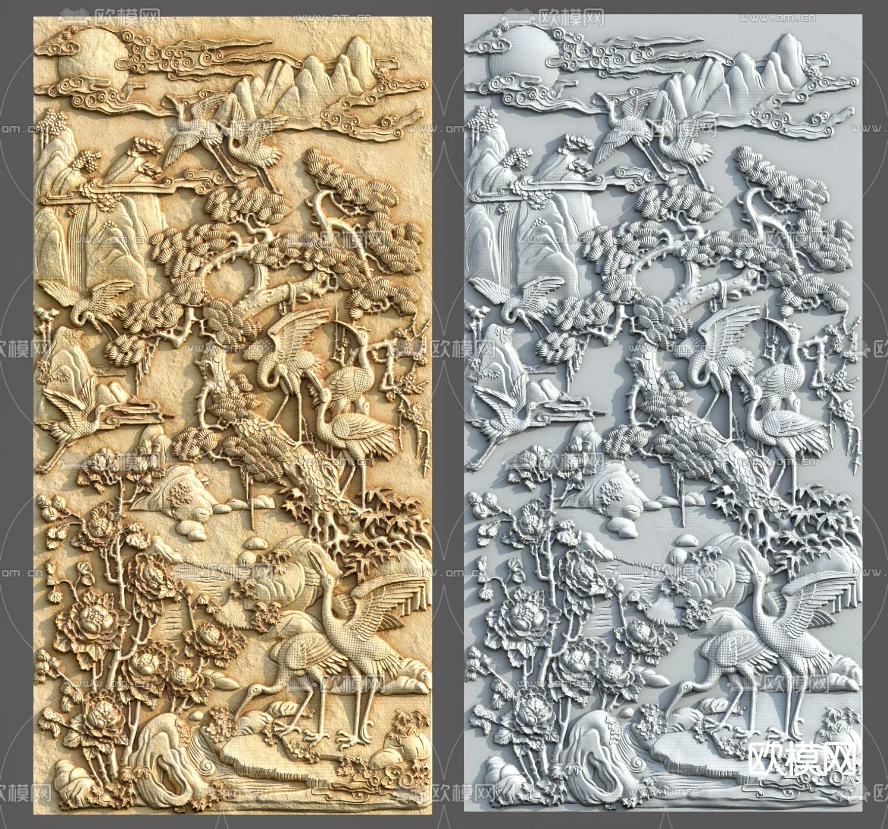 RELIEF - VRAY / CORONA - 3D MODEL - 2896