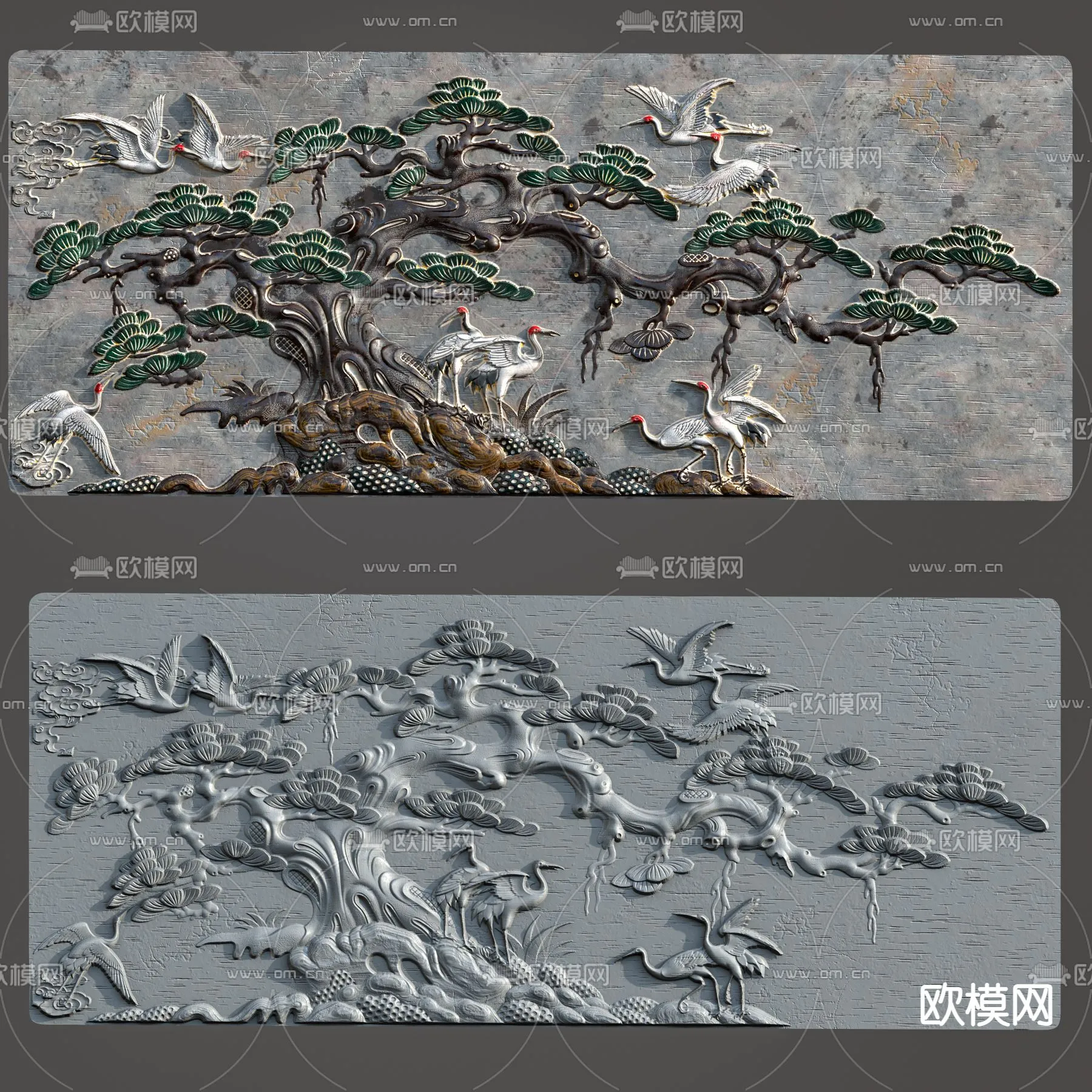 RELIEF - VRAY / CORONA - 3D MODEL - 2897