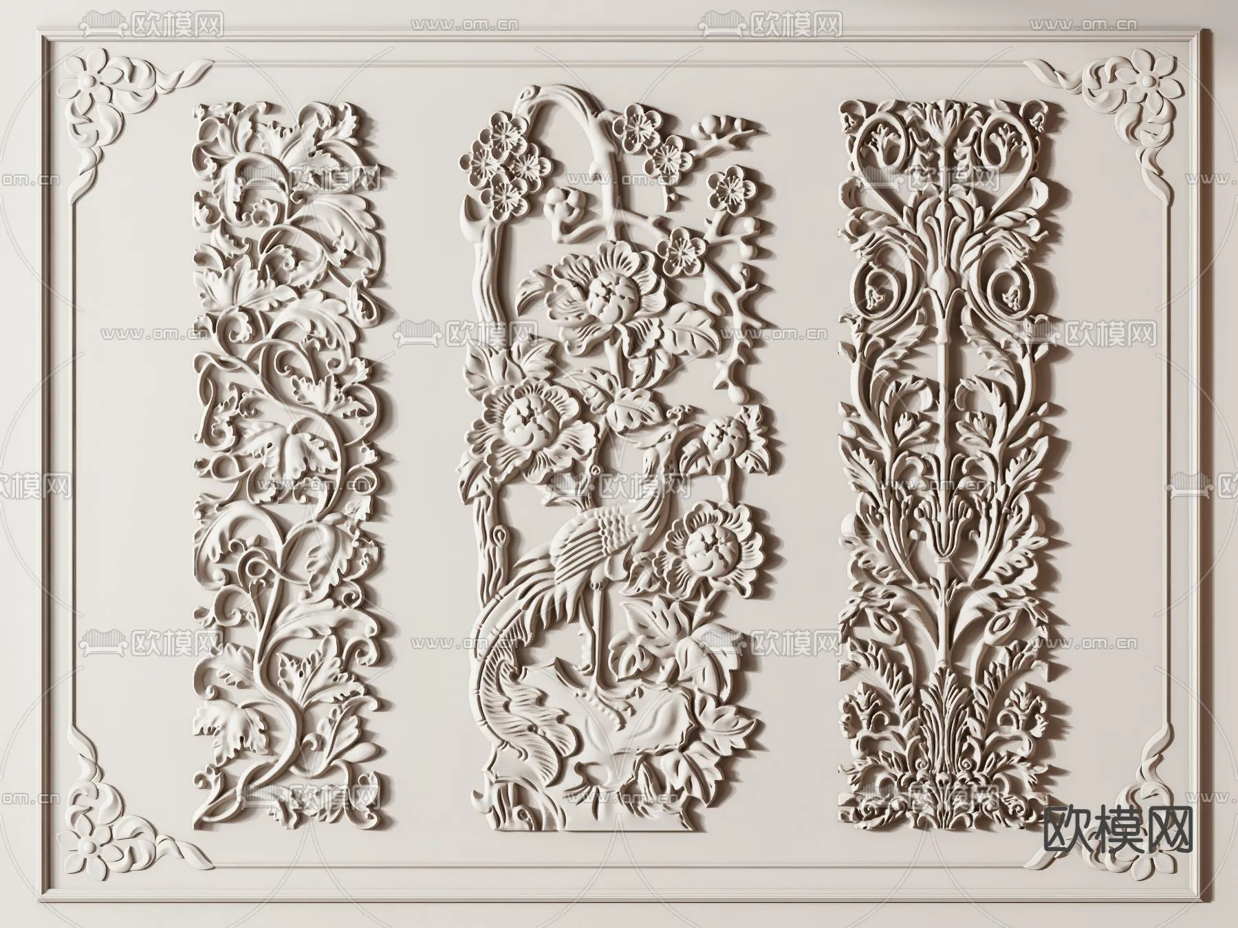 RELIEF - VRAY / CORONA - 3D MODEL - 2909