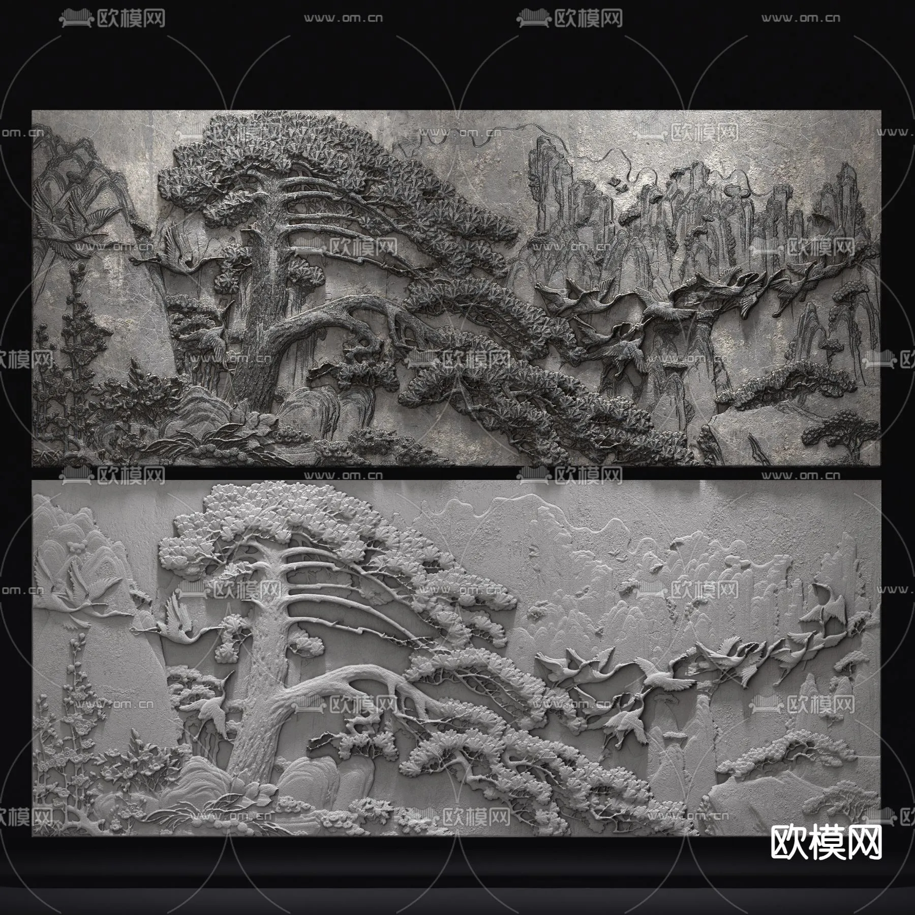 RELIEF - VRAY / CORONA - 3D MODEL - 2913