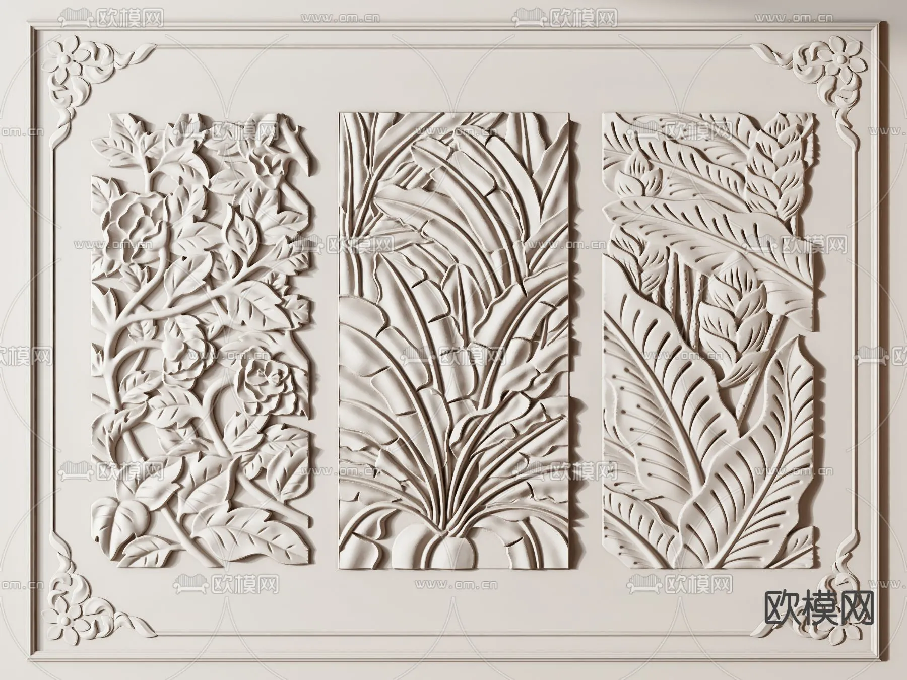 RELIEF - VRAY / CORONA - 3D MODEL - 2915