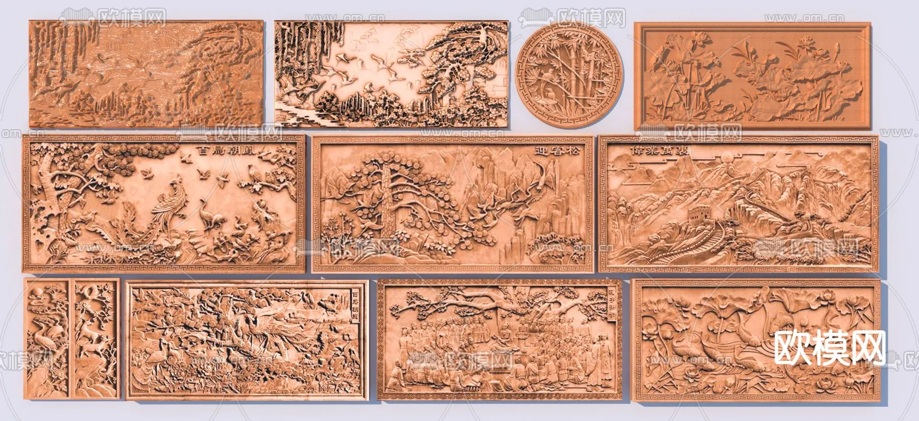 RELIEF - VRAY / CORONA - 3D MODEL - 2917