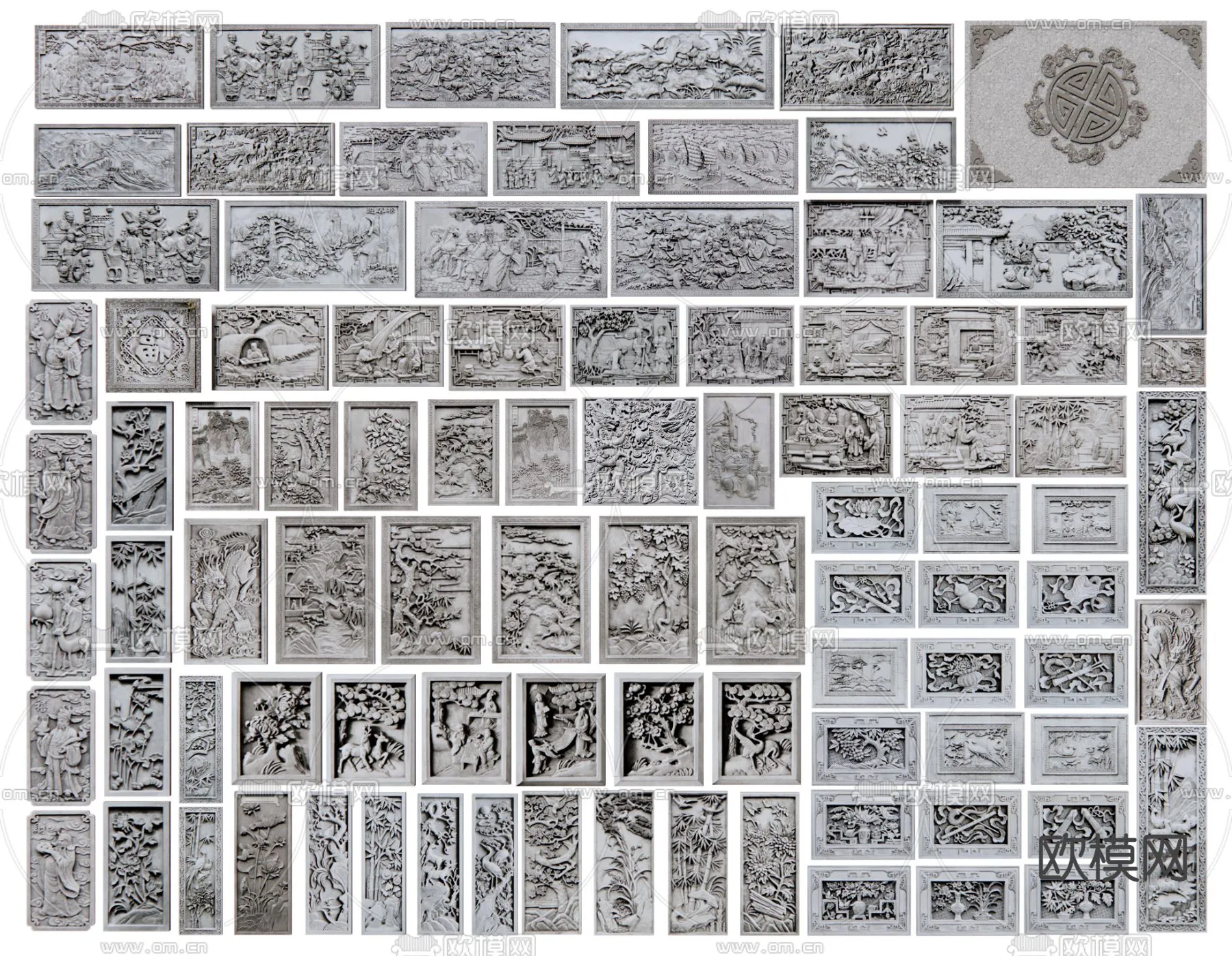 RELIEF - VRAY / CORONA - 3D MODEL - 2926