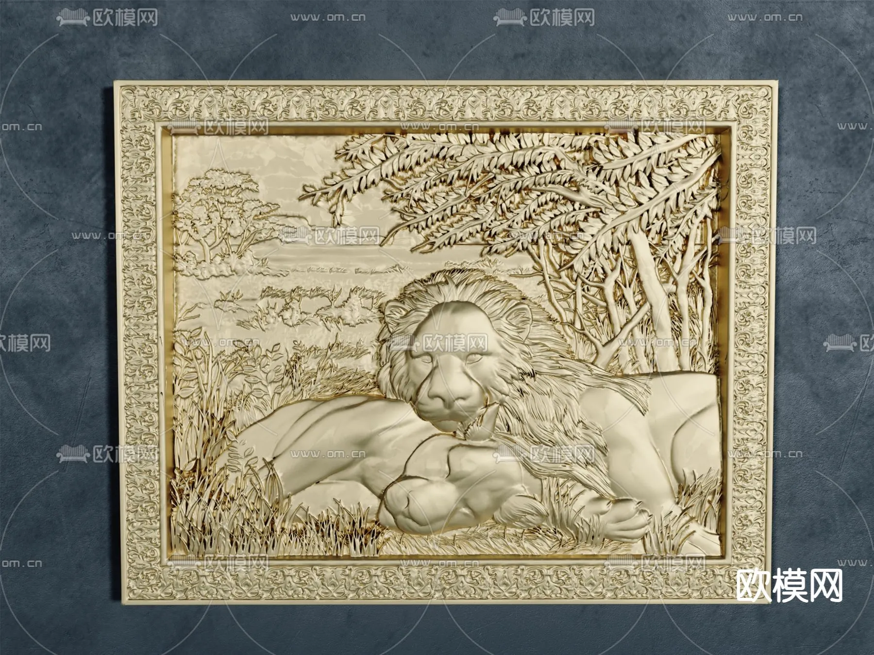 RELIEF - VRAY / CORONA - 3D MODEL - 2933