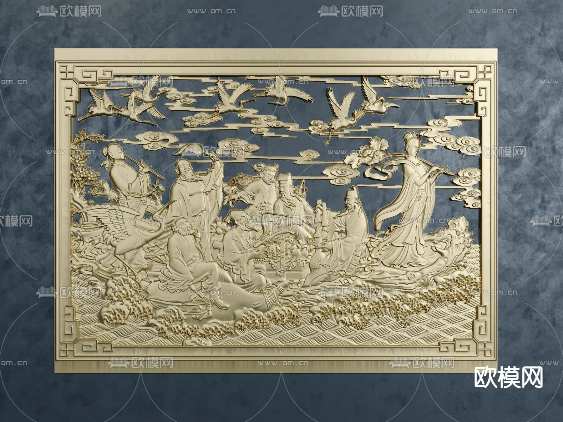 RELIEF - VRAY / CORONA - 3D MODEL - 2934