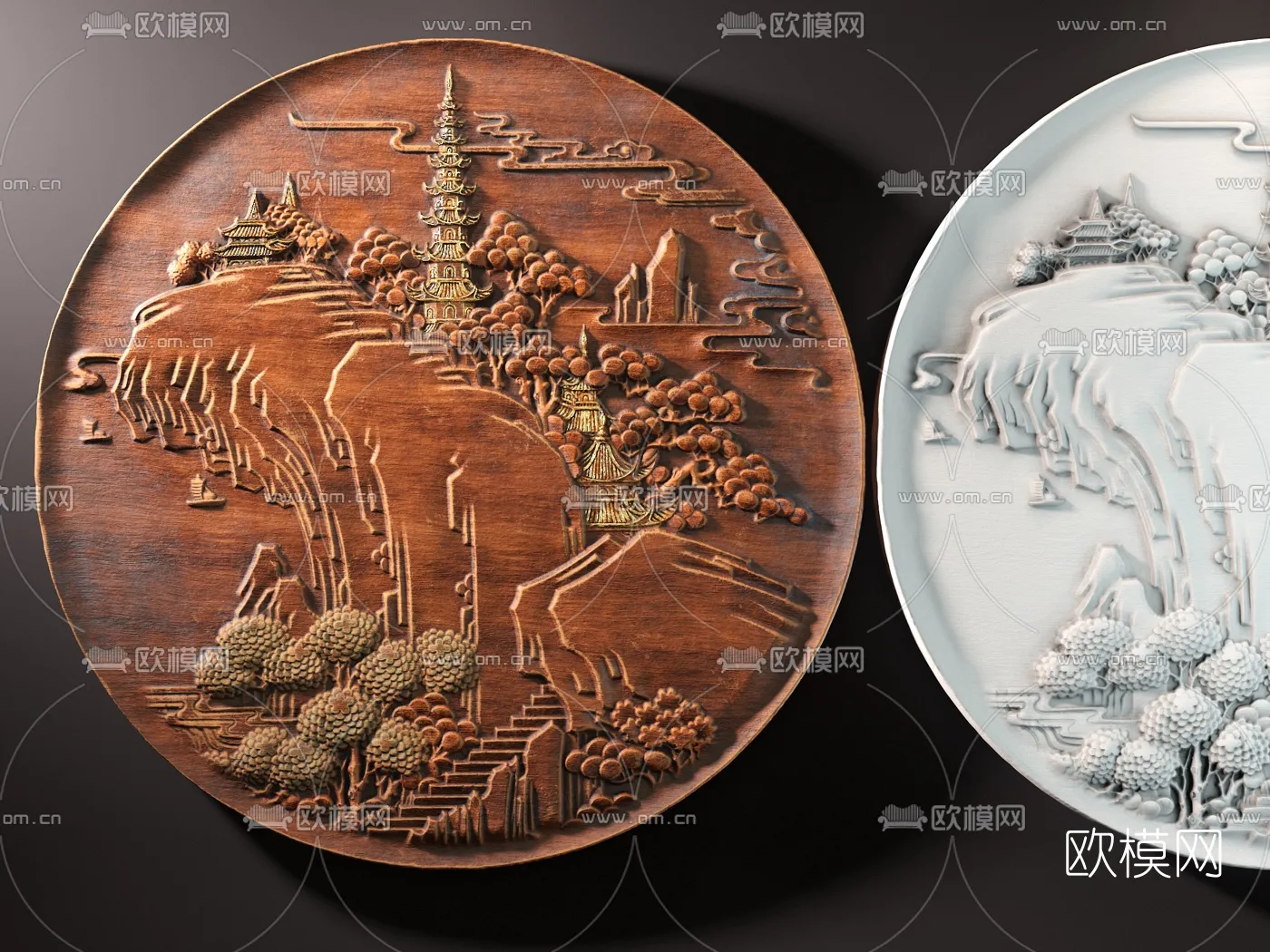 RELIEF - VRAY / CORONA - 3D MODEL - 2935