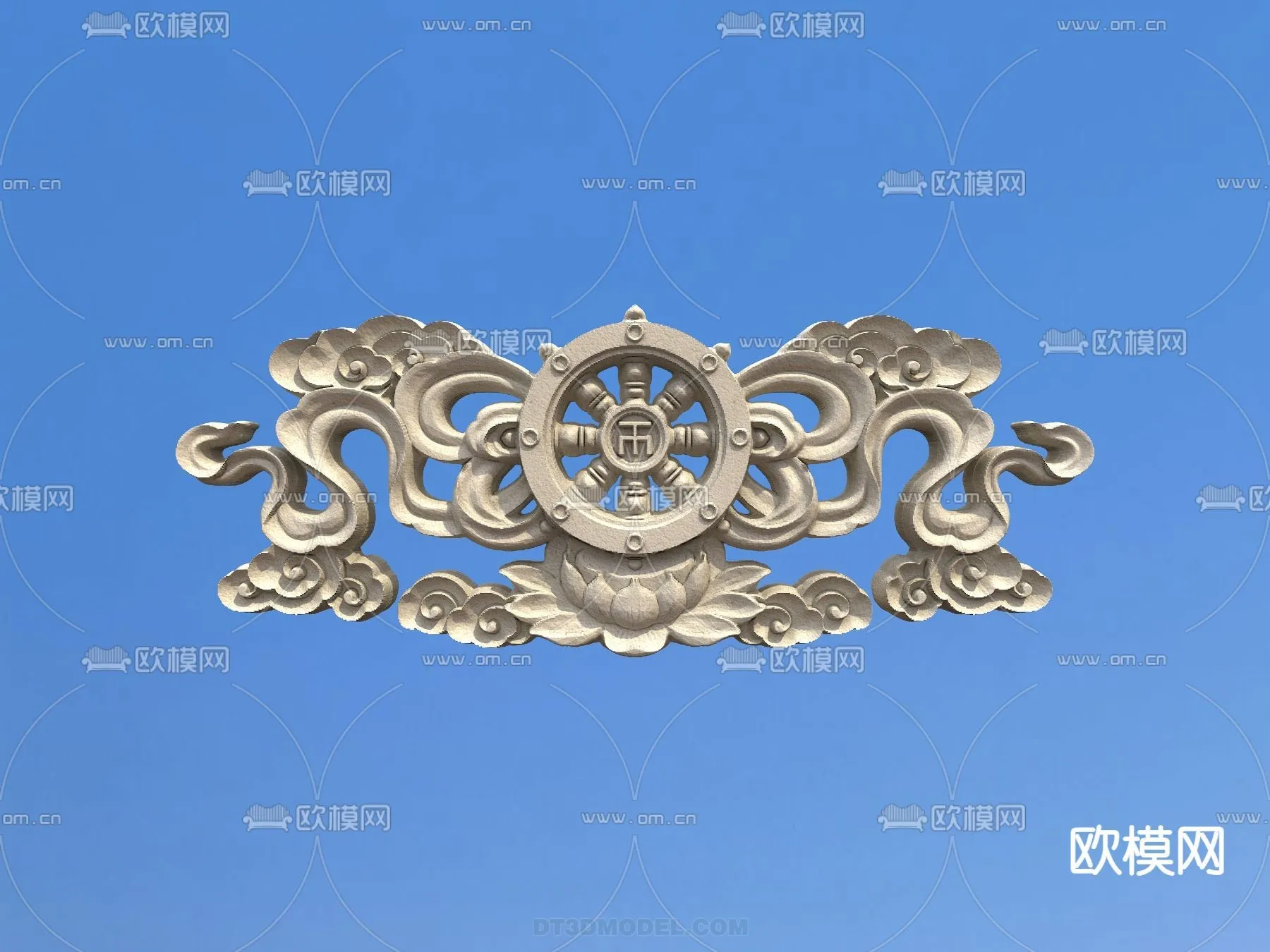 Relief with Pattern - 3D Models for Interior Decoration - 003