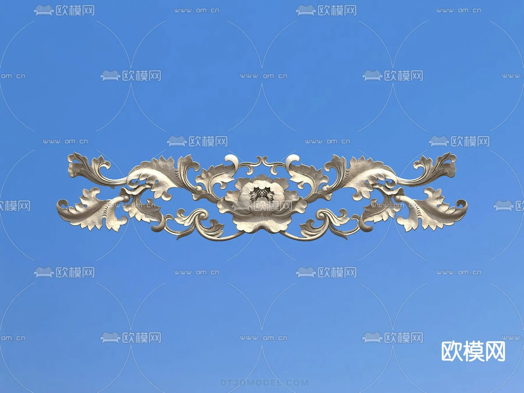 Relief with Pattern - 3D Models for Interior Decoration - 005