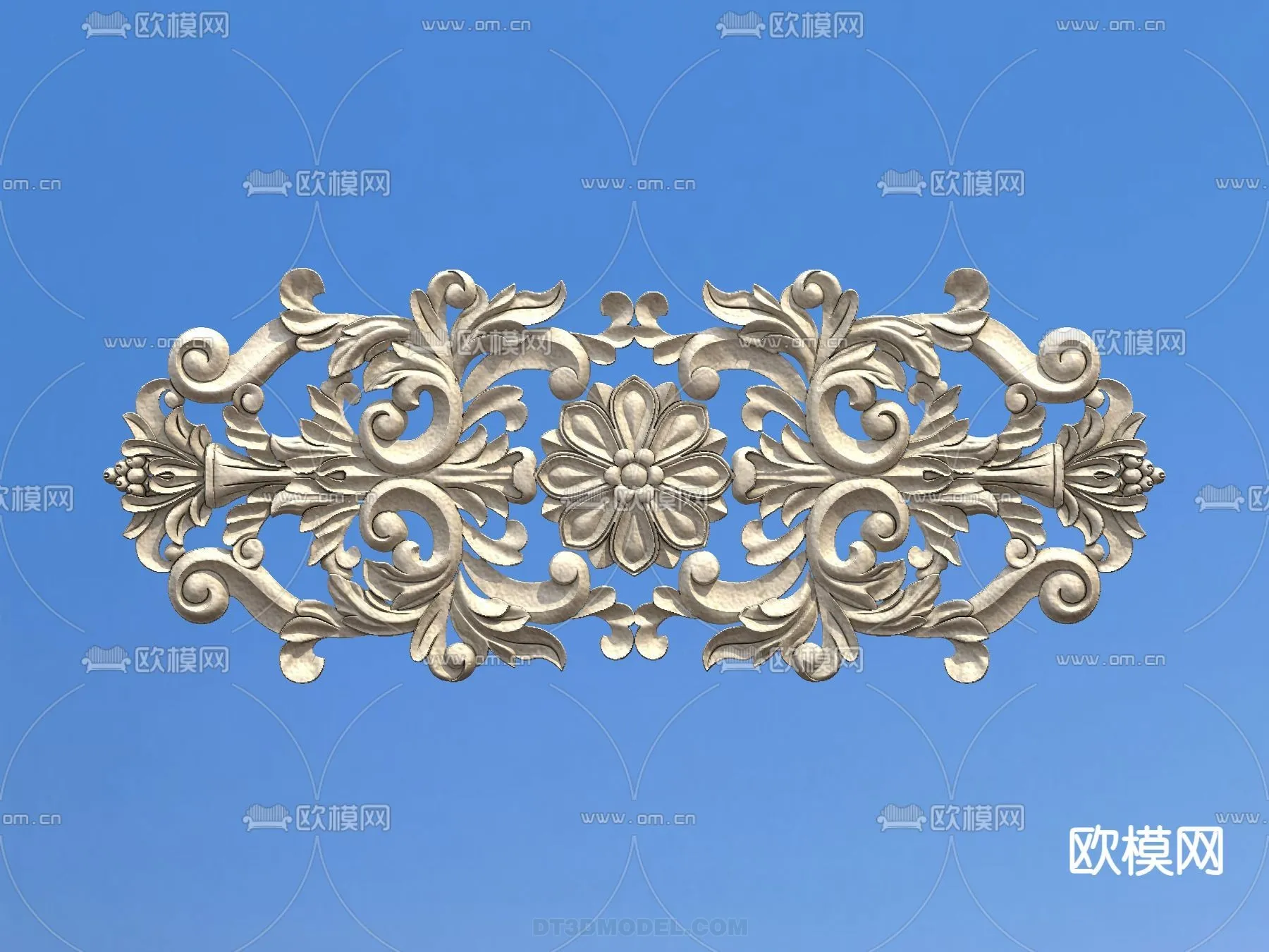Relief with Pattern - 3D Models for Interior Decoration - 006