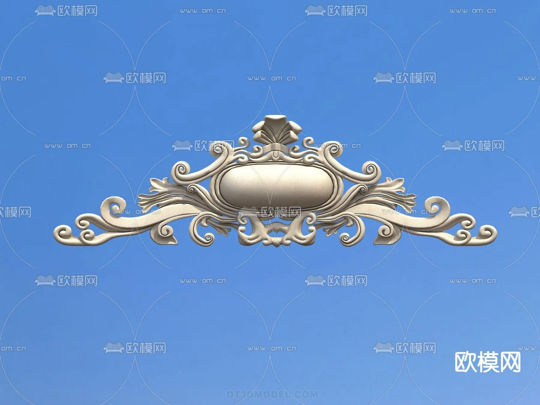 Relief with Pattern - 3D Models for Interior Decoration - 008