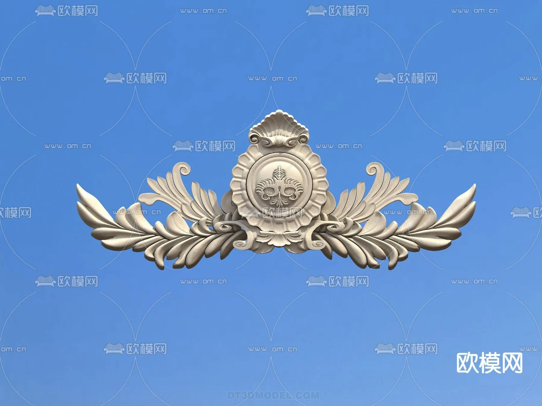 Relief with Pattern - 3D Models for Interior Decoration - 009