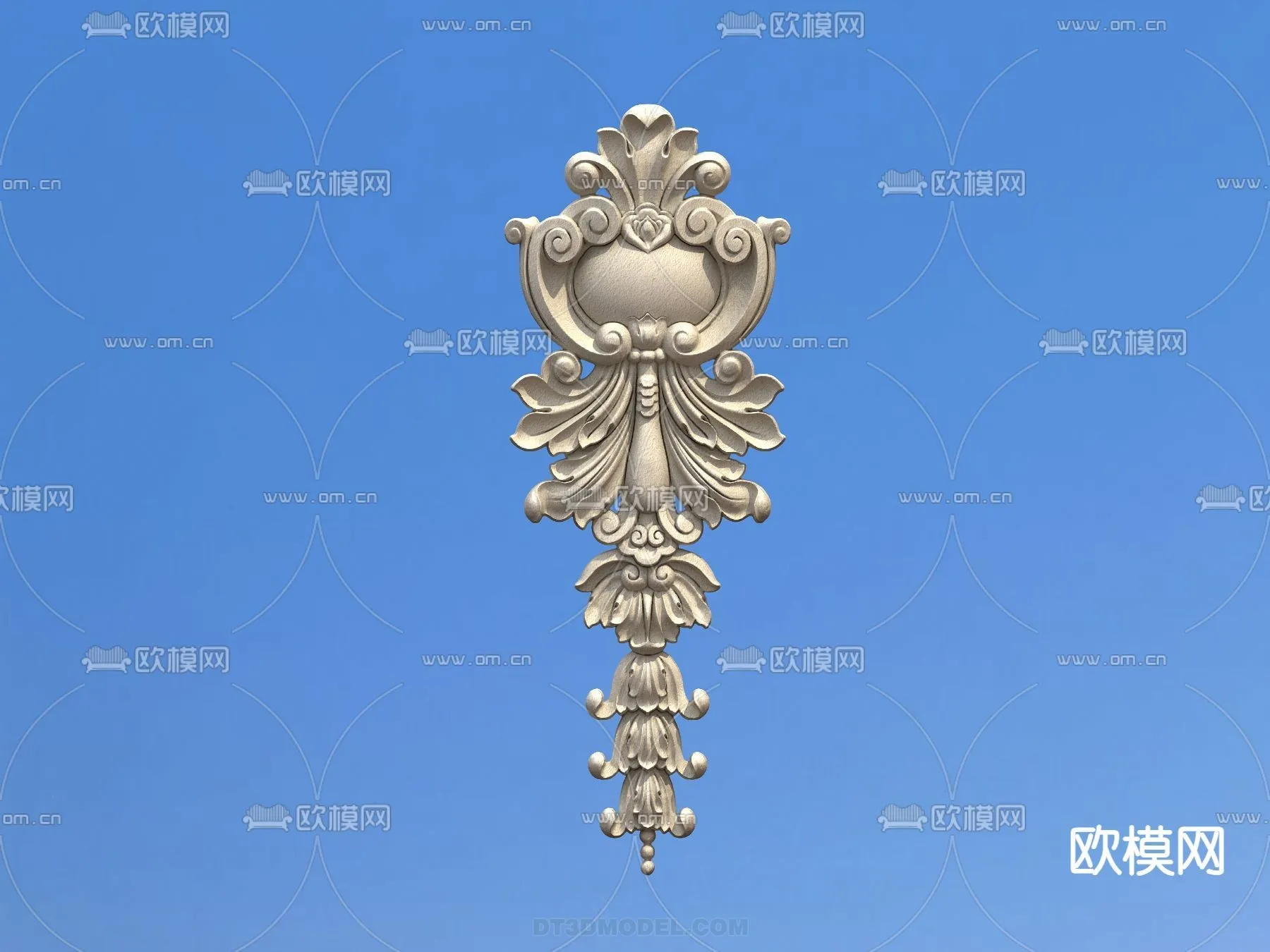 Relief with Pattern - 3D Models for Interior Decoration - 012