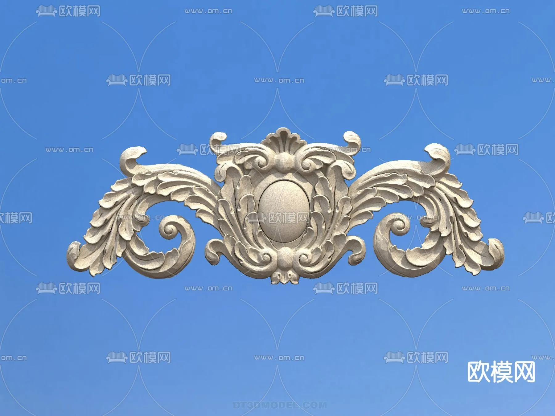 Relief with Pattern - 3D Models for Interior Decoration - 013