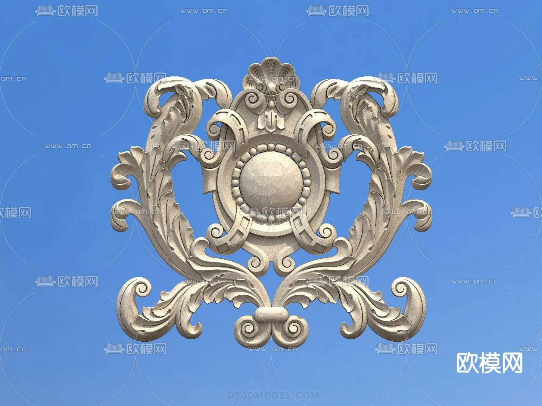 Relief with Pattern - 3D Models for Interior Decoration - 090