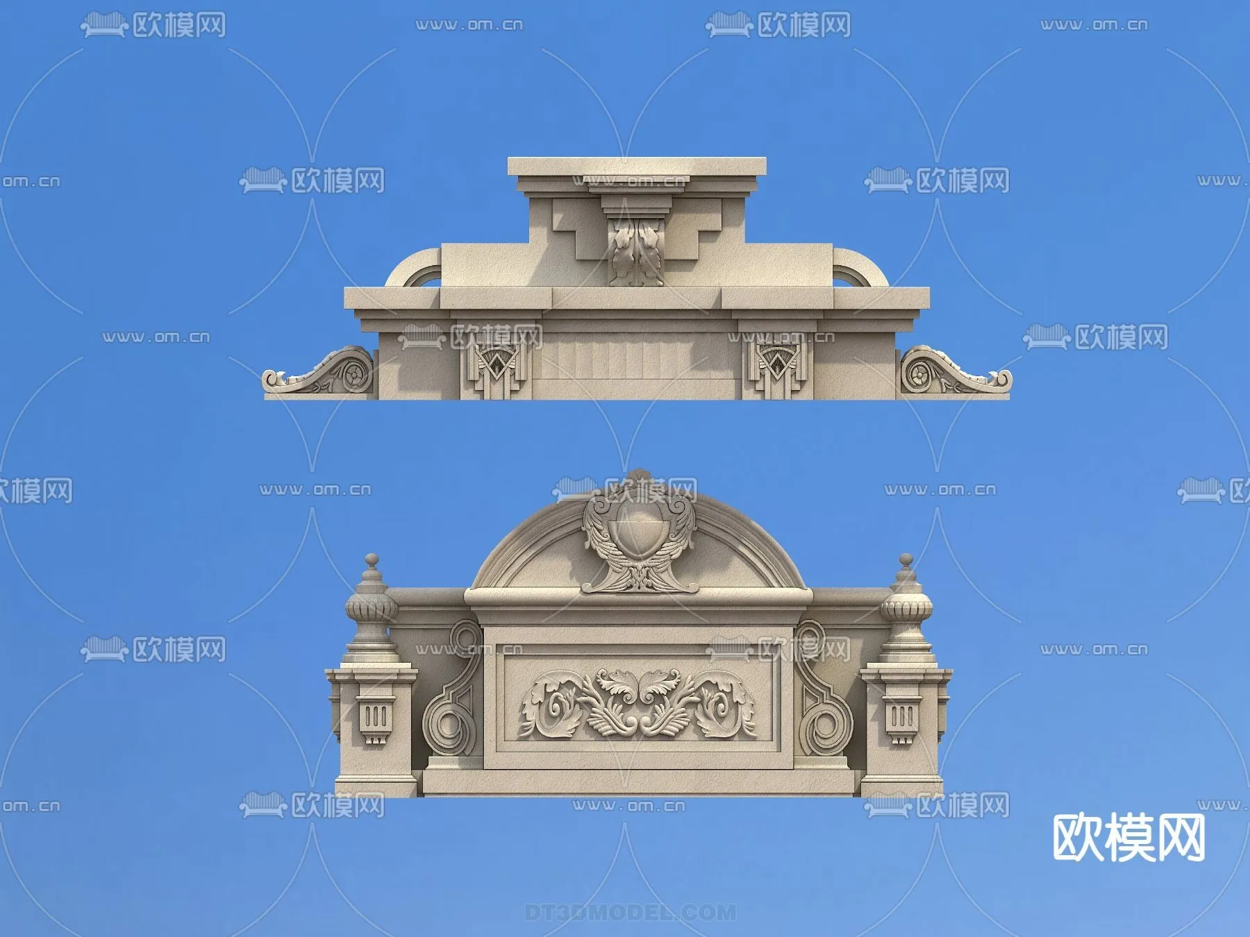 Relief with Pattern - 3D Models for Interior Decoration - 100