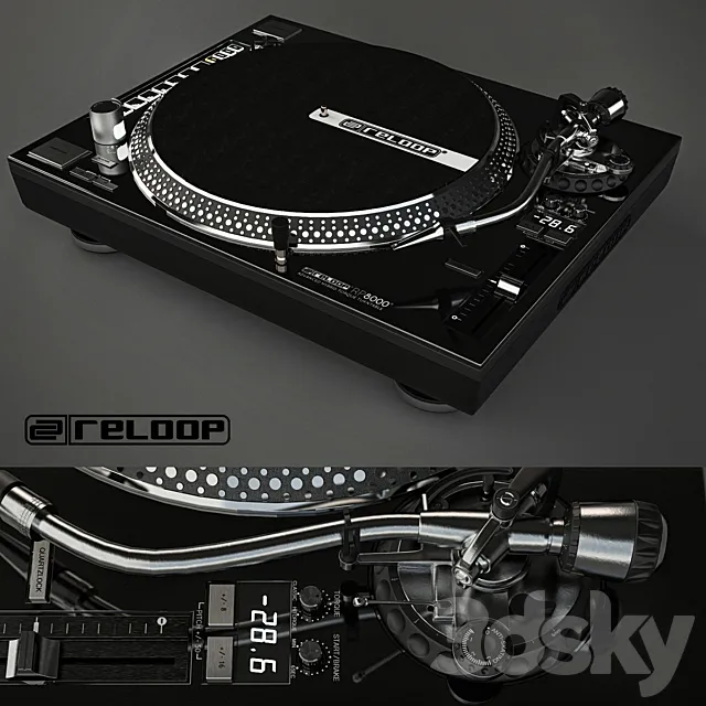 Reloop RP8000 3DModel