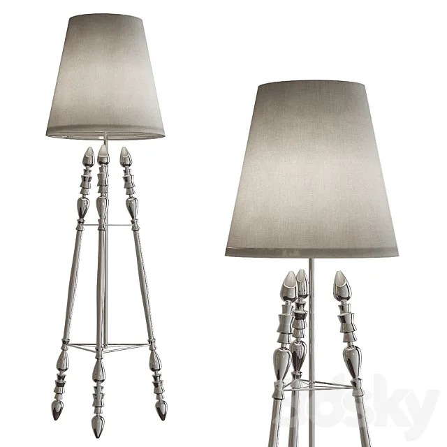 Remarkable Luxury Floor Lamps 3D Model