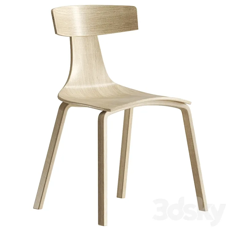 Remo Wood Chair 1415-10 by Plank 3D Model Free