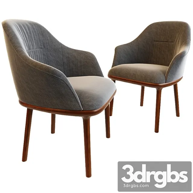 Remus dining chair 2 3D Model Free