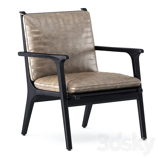 REN DINING LOUNGE CHAIR SMALL 3DModel