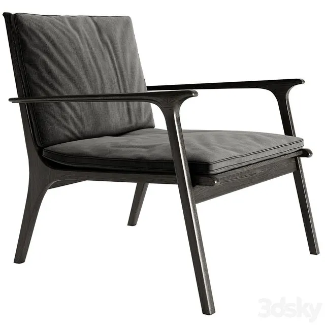 Ren Lounge Chair Large by Stellar Works 3D Model