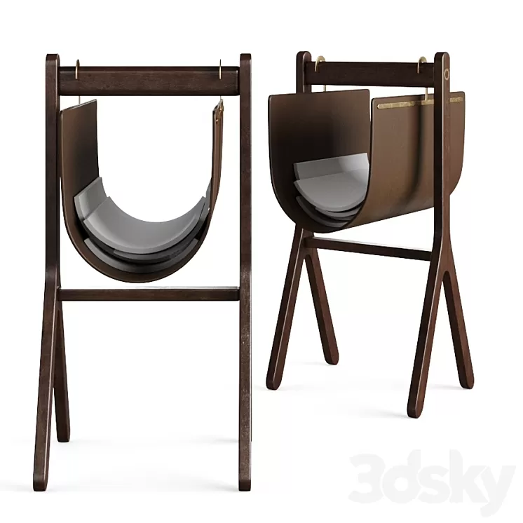 Ren Poltrona Frau Magazine rack 3D Model
