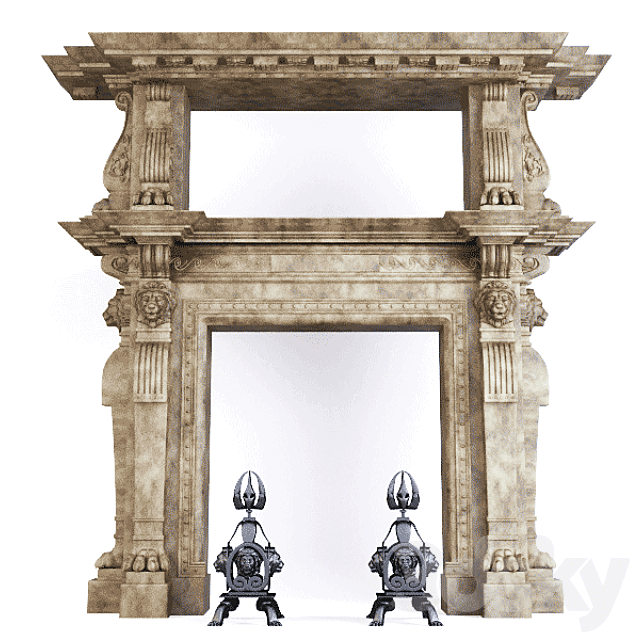 Renaissance fireplace 3DModel