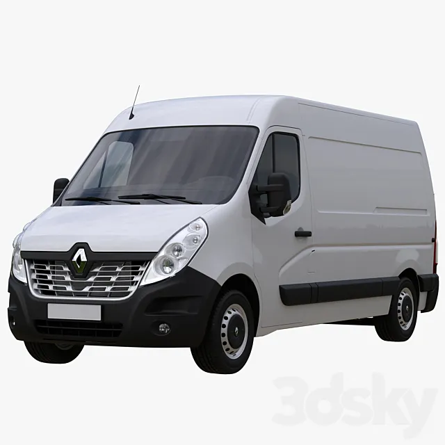 Renault Master L2H2 PanelVan 3D Model