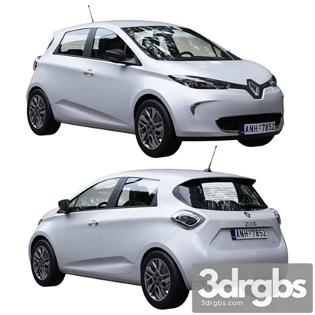 Renault Zoe 2013 3D Model Free