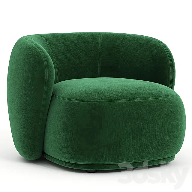 Rene Armchair by Merediani 3D Model