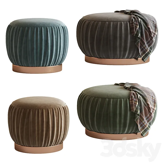 René Pouf 3D Model