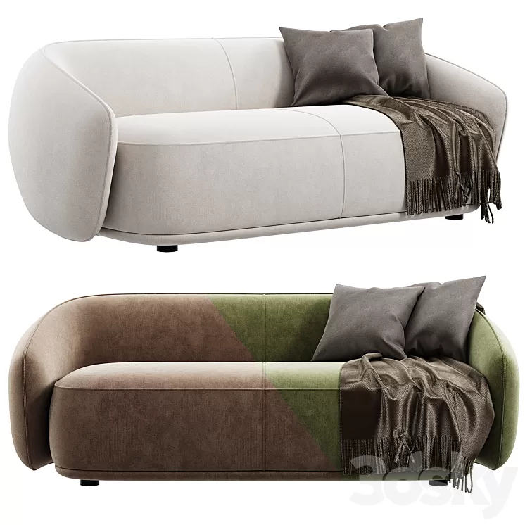 Rene Sofa by Meridiani 3D Model