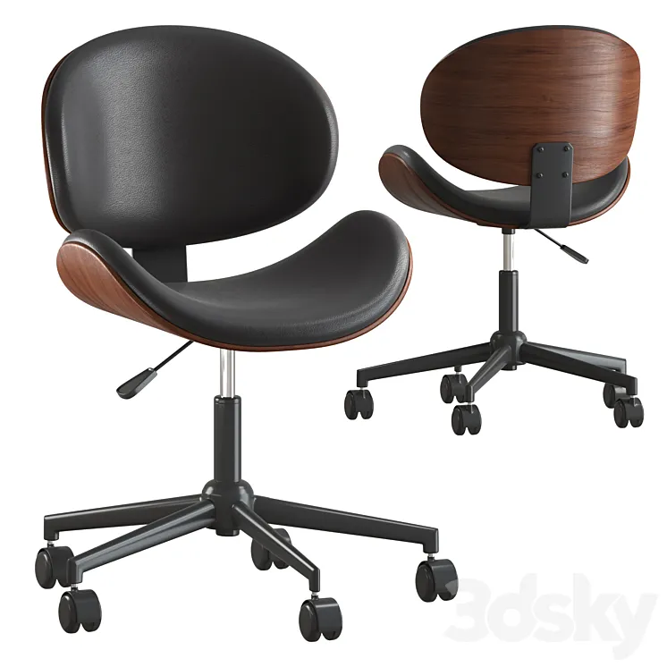 Reno office chair by THE HOME DECO FACTORY 3D Model Free