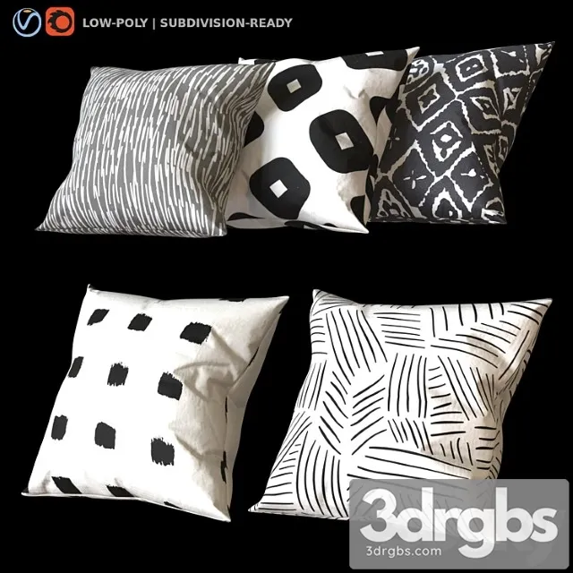 Renwil Pillow Set 3D Model Free