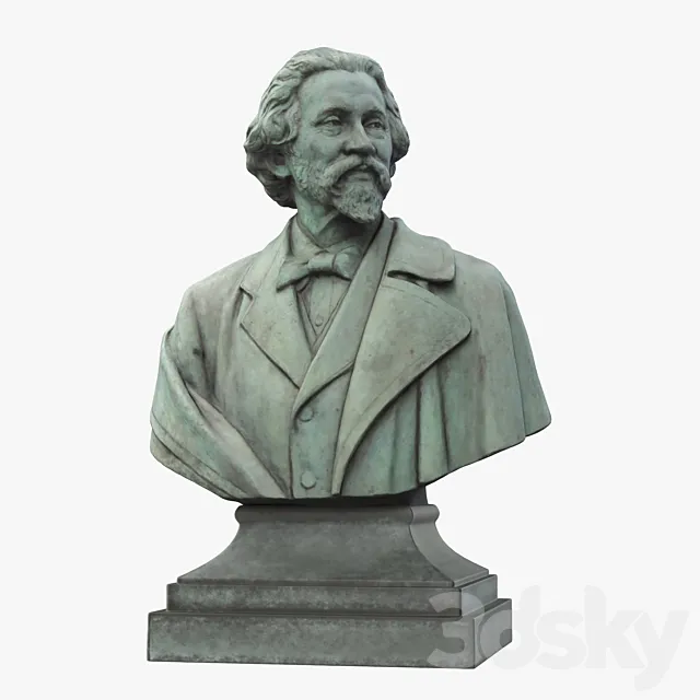 Repin Ilya Efimovich Russian painter (1844 - 1930) 3D Model