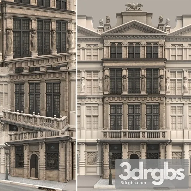 Replika Bilding 3D Model Free