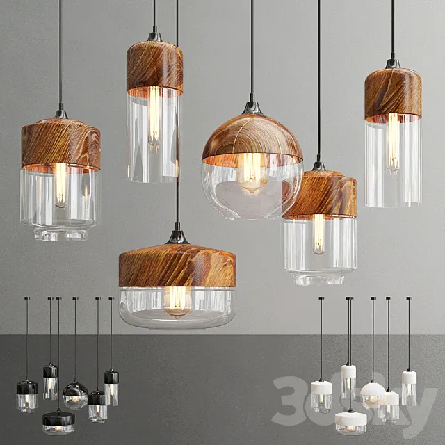 Repo Glass Pendant 3D Model