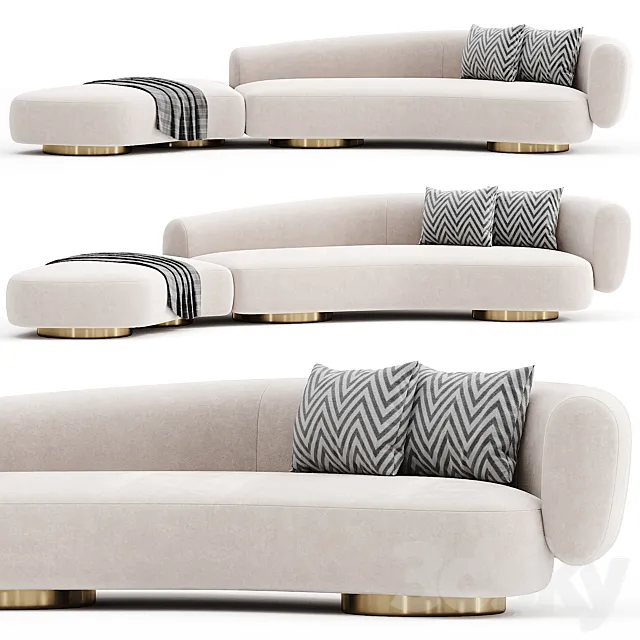 REPOSE OKHA Sofa 3DModel