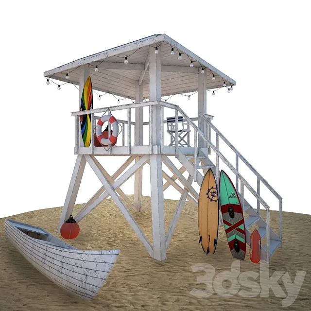 Rescue tower 3DModel