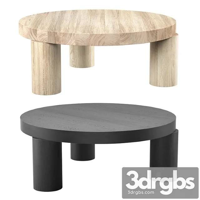 Resident Offset Coffee Table 3D Model Free