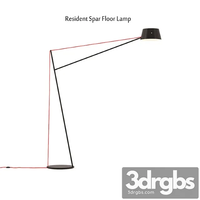Resident Spar Floor Lamp 3D Model Free